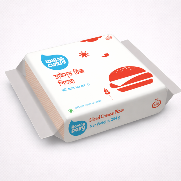 Aarong Dairy Sliced Cheese Pizza-204 Gm