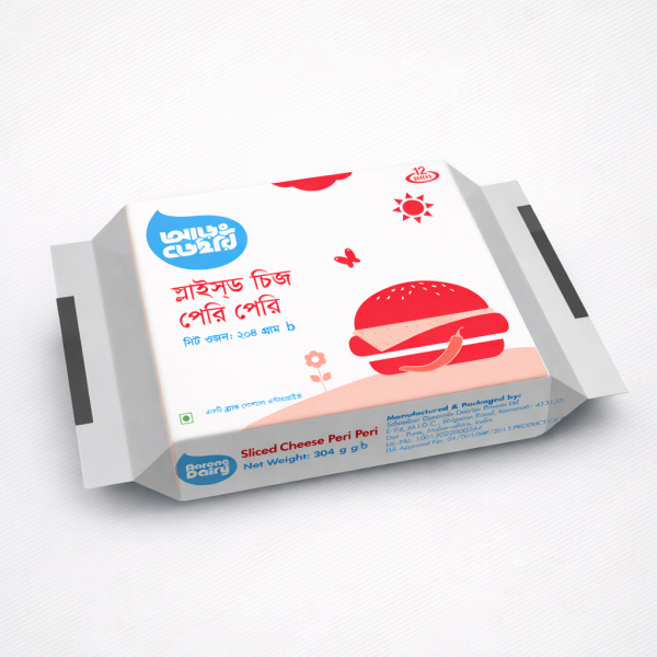 Aarong Dairy Sliced Cheese Peri Peri-204 Gm