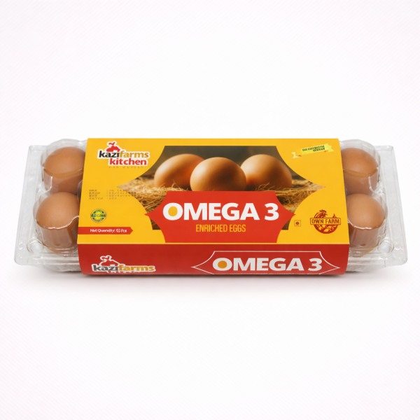 Kazi Farms Kitchen Omega 3 Egg-12 Pcs
