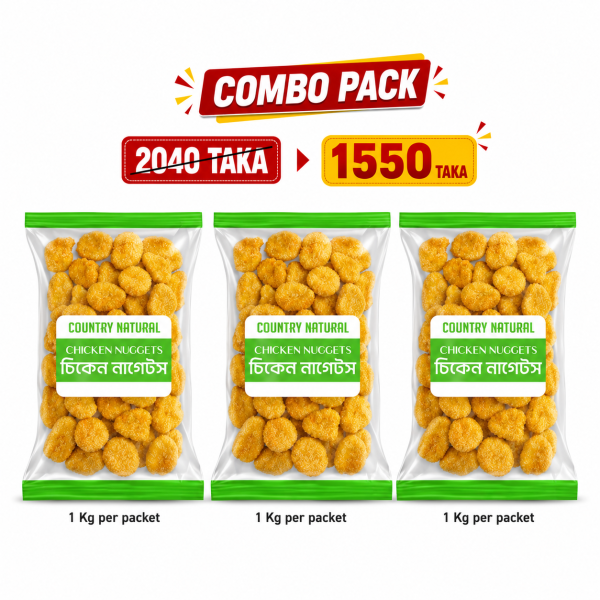 Country Natural Chicken Nugget (3 Kg) Combo Pack