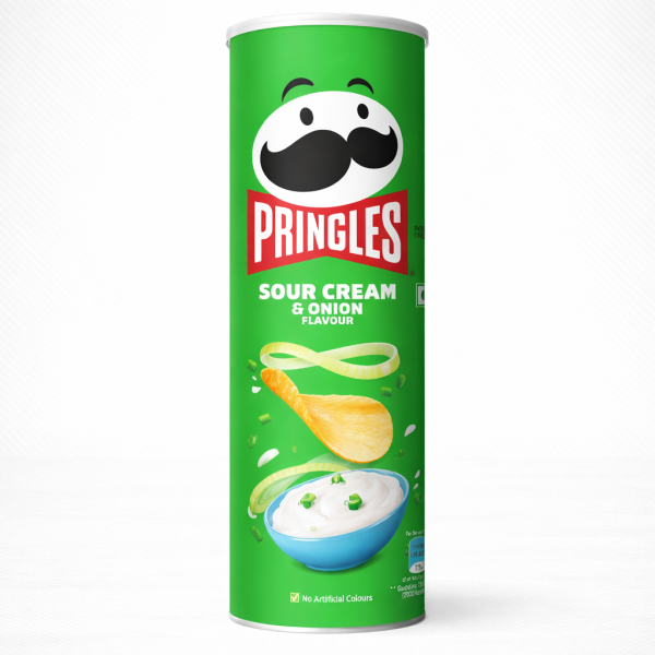 Pringles Sour Cream & Onion Chips (USA)-149gm