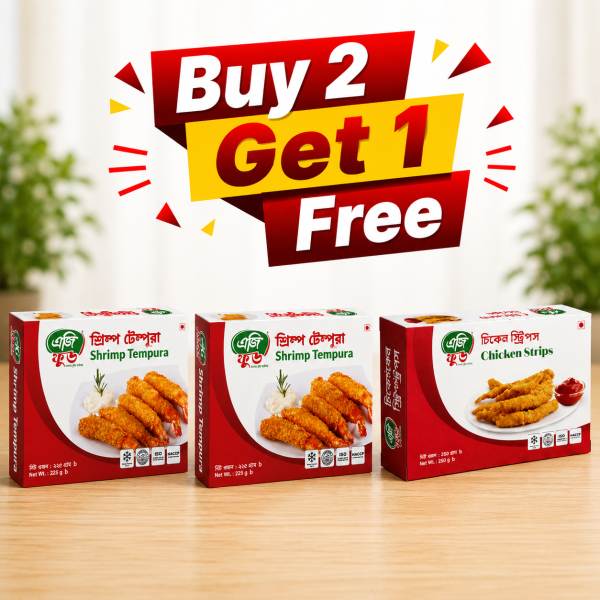 Buy 2 Shrimp Tempura & Get 1 Chicken Strips Free