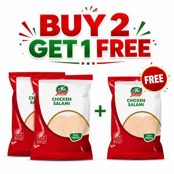 AG Food Chicken Salami-200gm(11-12 pcs)